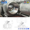 BSP/BSPT/NPT Stainless Steel ISO5211 3PC Ball Valve